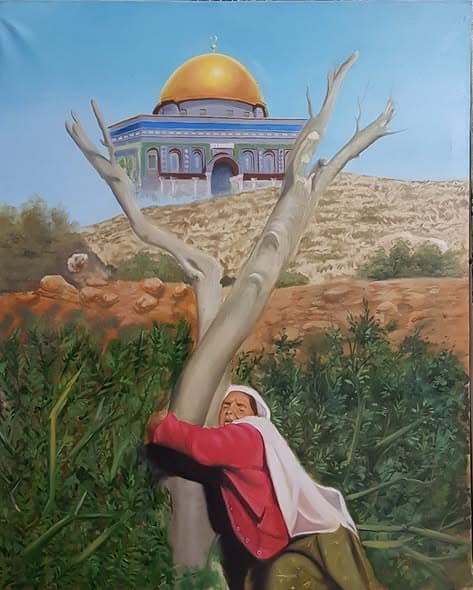 دراسة تشكيلية 07. لوحة من أرشيف المرسم تركز على الحالة واللون والبناء التشكيلي ضمن معالجة شخصية هادئة.