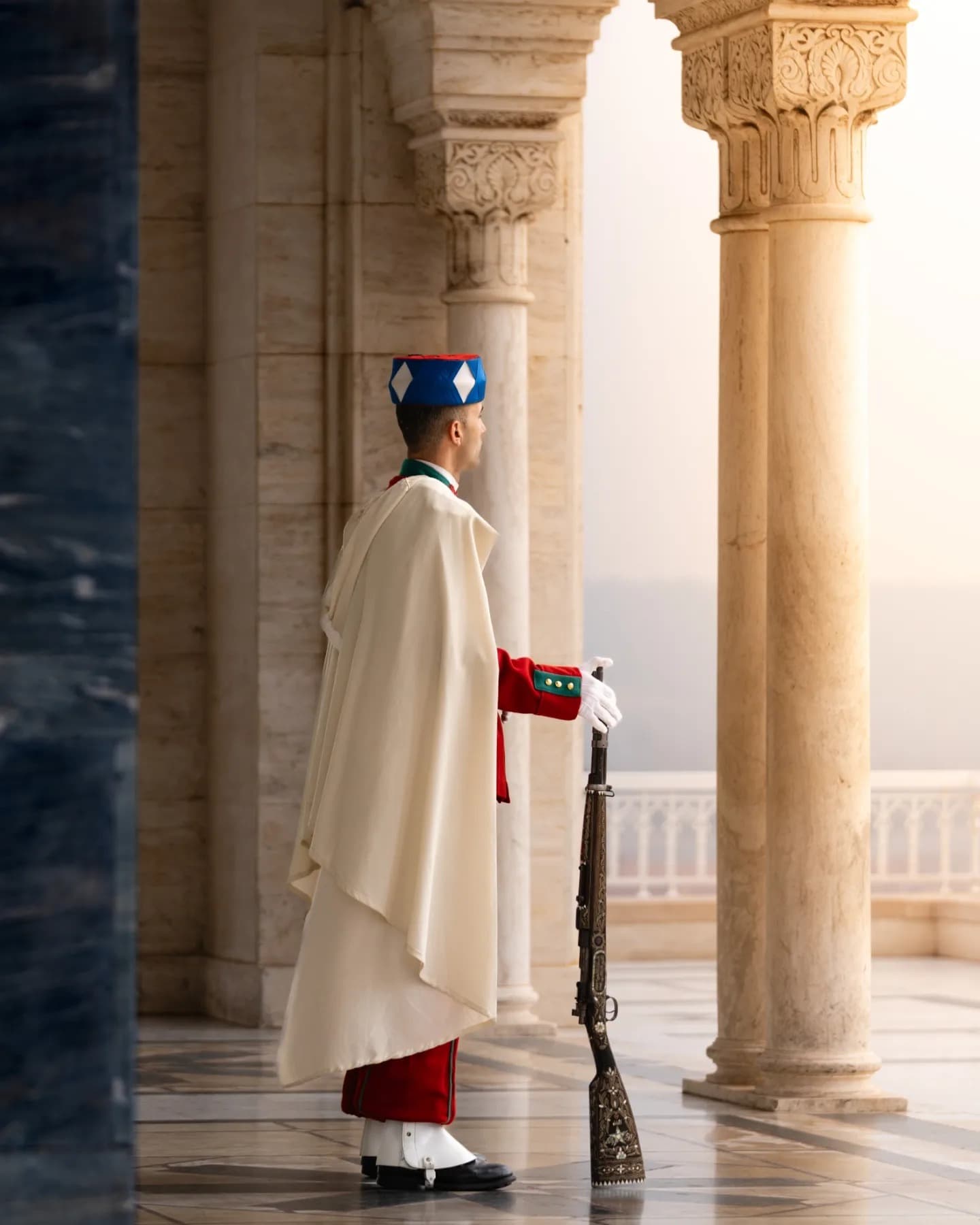 صورة للفنان محمد العمر بعنوان «ممر احتفالي».