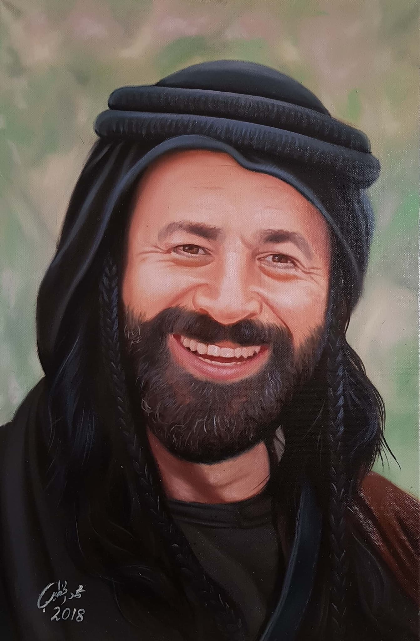 Figurative Study 09. A studio work from the painting archive focused on mood, color, and figurative structure.