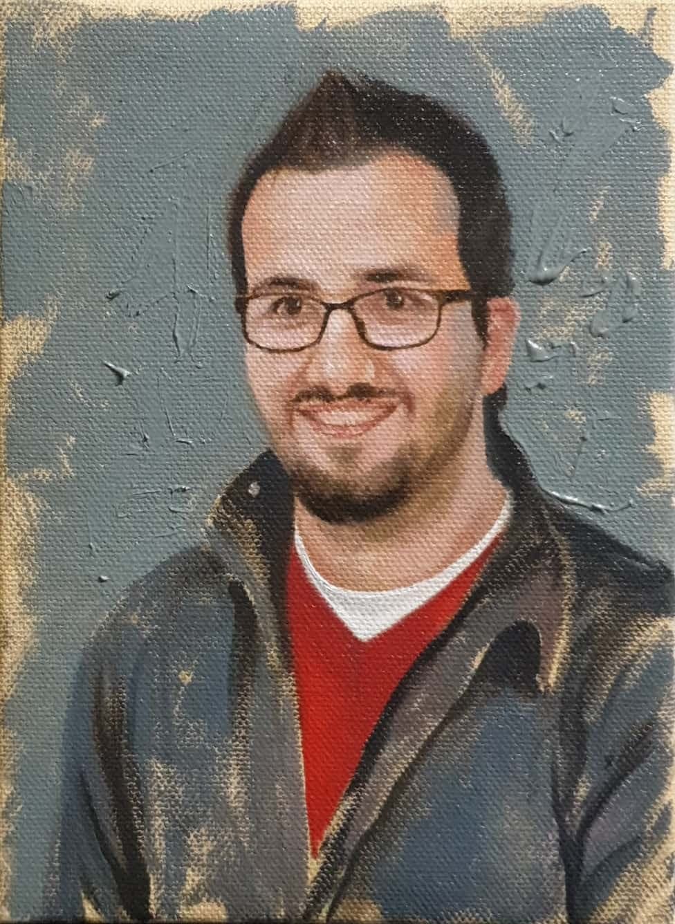 Figurative Study 20. A studio work from the painting archive focused on mood, color, and figurative structure.