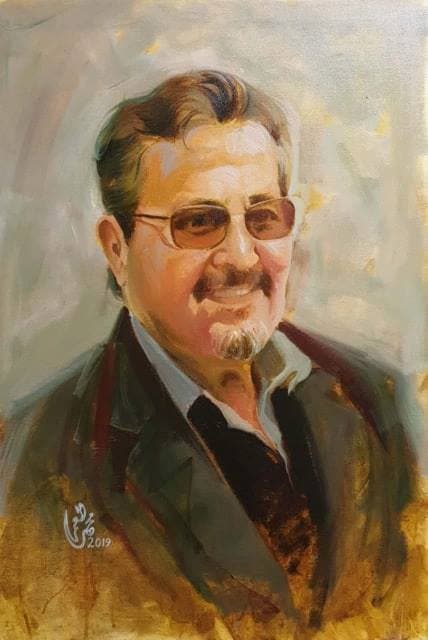 Figurative Study 21. A studio work from the painting archive focused on mood, color, and figurative structure.