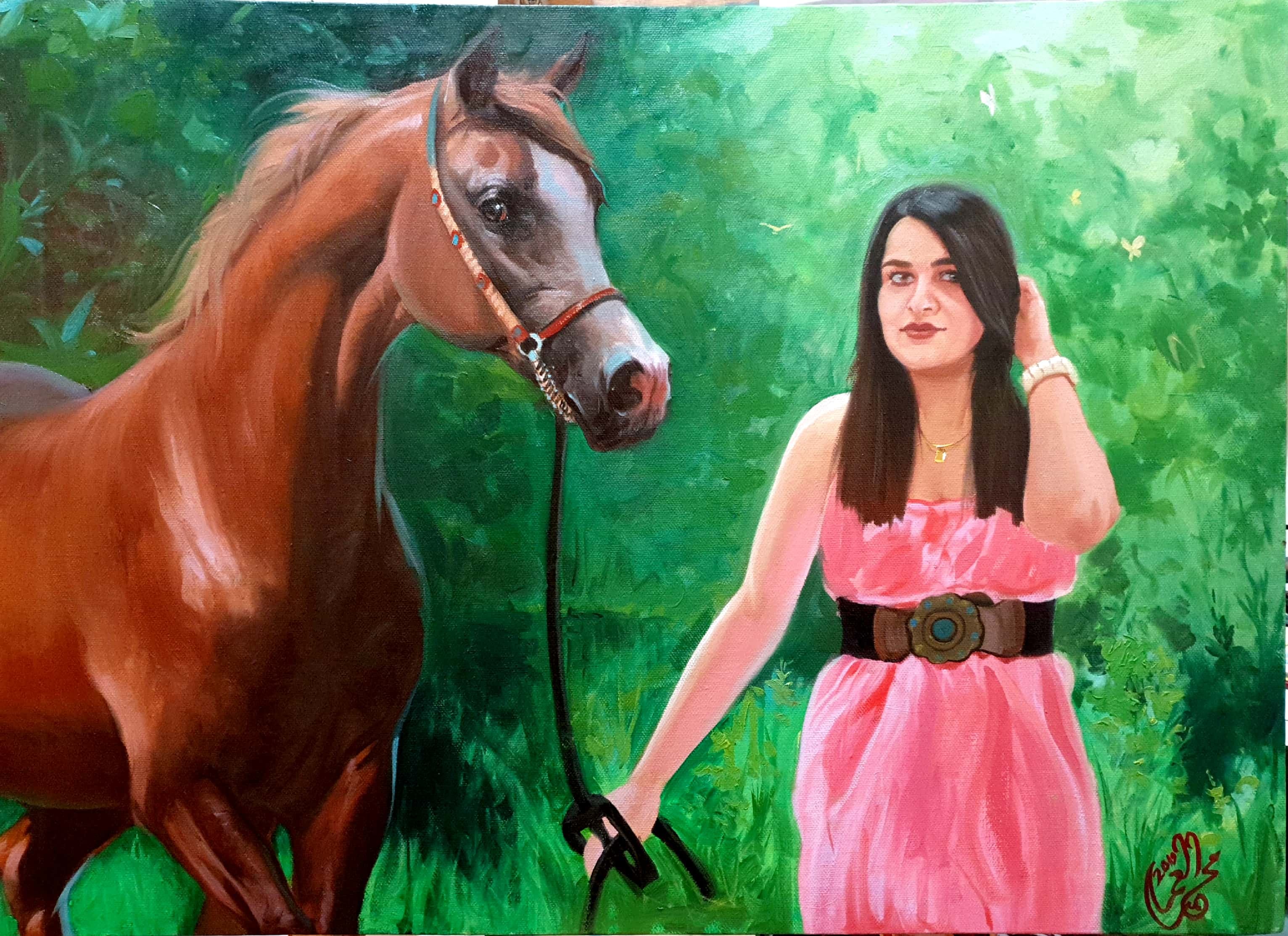 Figurative Study 32. A studio work from the painting archive focused on mood, color, and figurative structure.