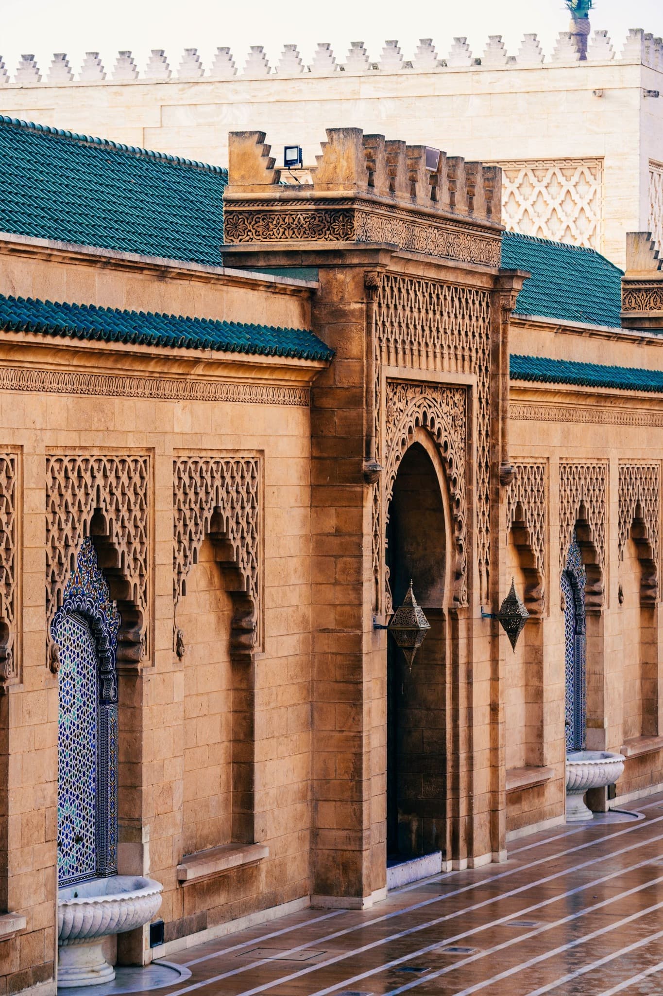 Sandstone Arcades. Repeating columns give the stone a stable internal rhythm.