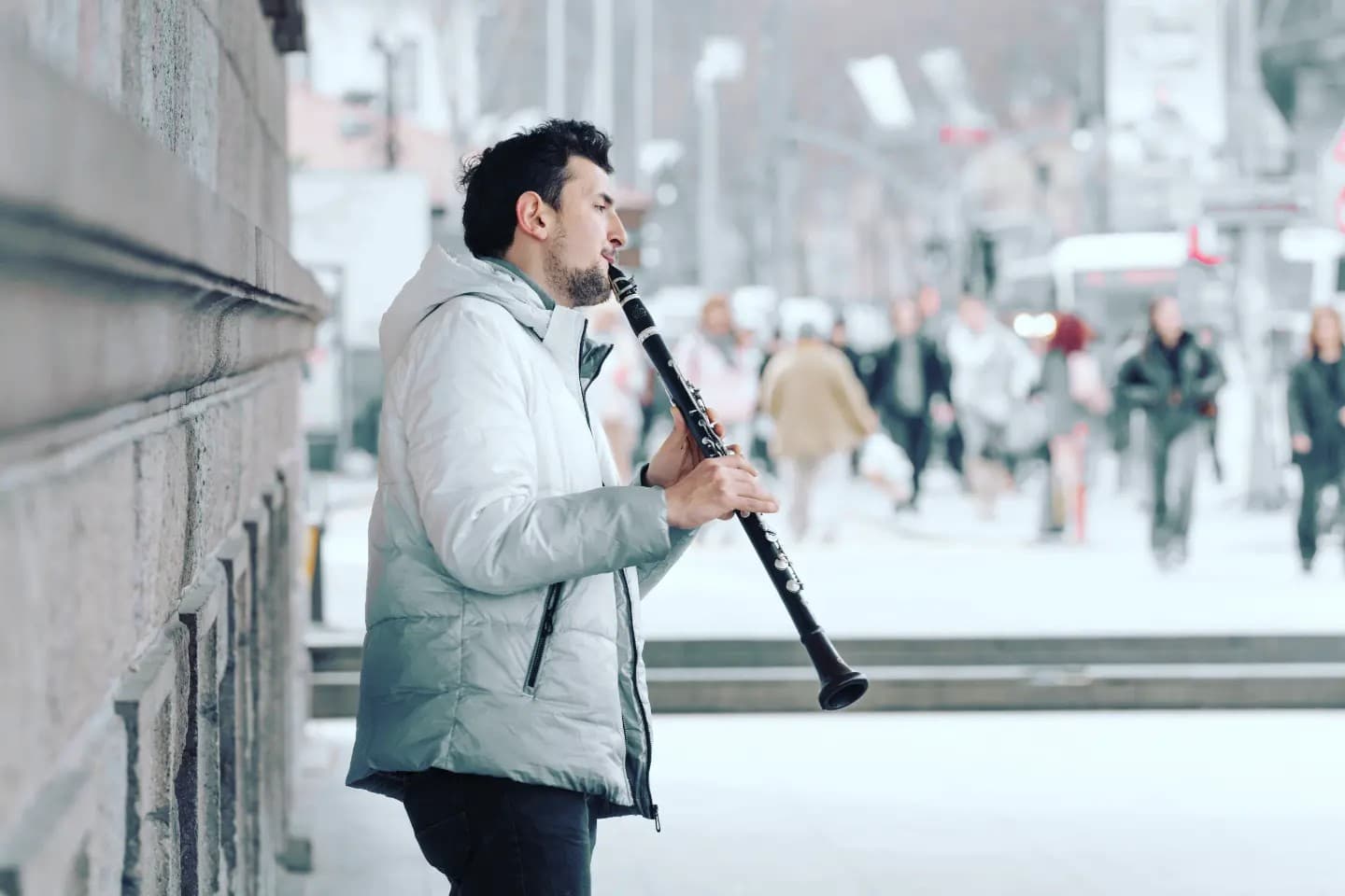 Music on the Bridge. An improvised performance turns the bridge into an open stage.