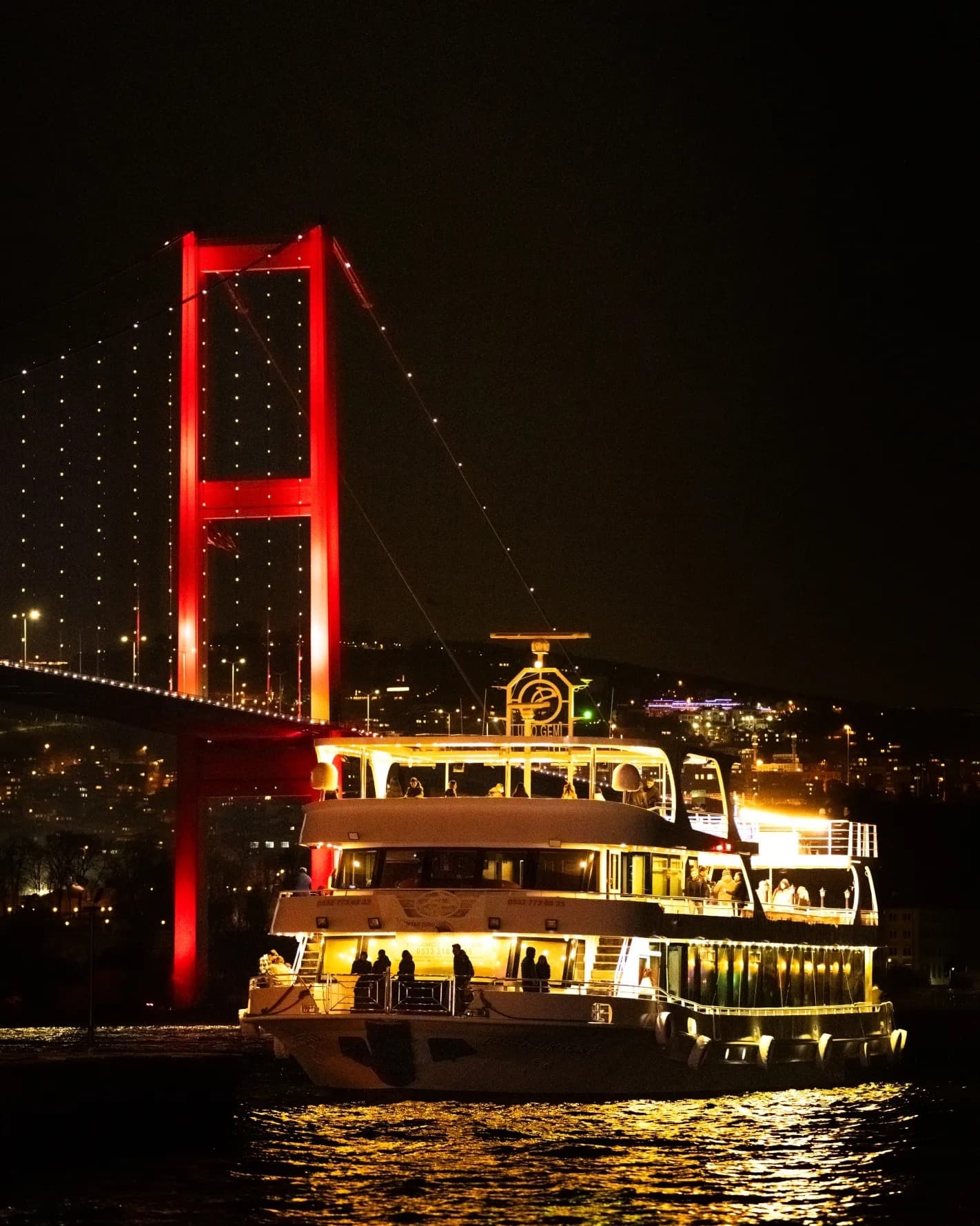 Red Bridge Crossing. The red bridge lends the passing movement a brief theatrical note.