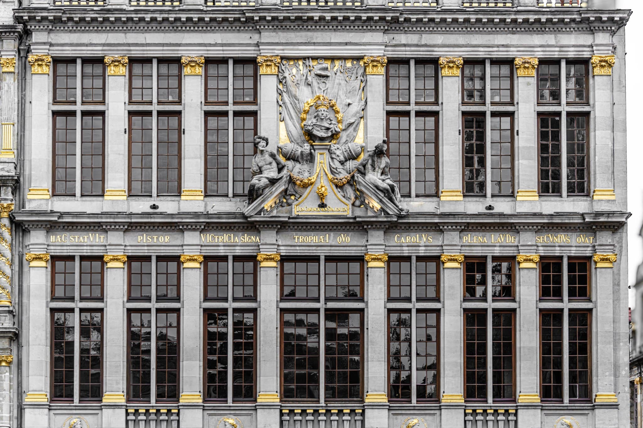 Crested Facade. The architectural crest gives the facade a clear visual center.