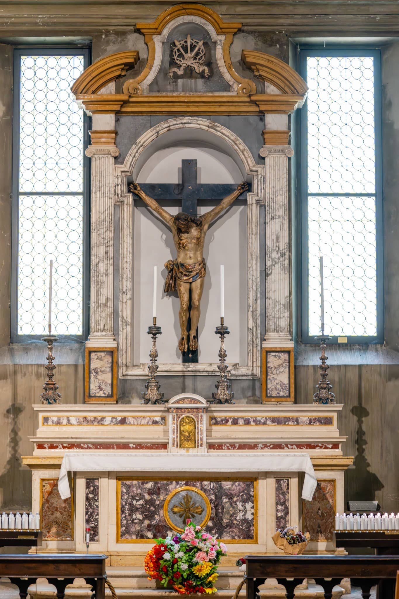 Sanctuary Niche. A small niche holding an unexpected amount of stillness and reverence.