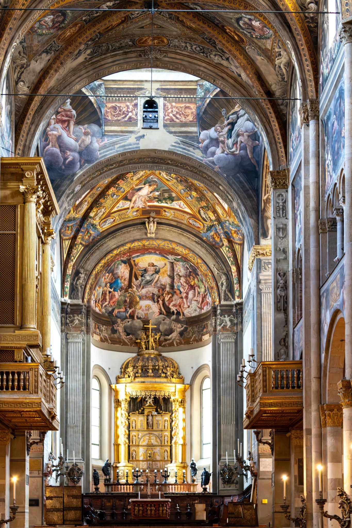 Vaulted Procession. Vaulted ceilings lead the eye in a gradual ceremonial sequence.